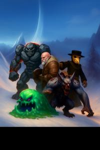 Snow Peak biome enemy characters in the game Dolven