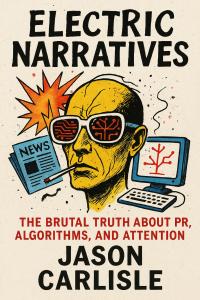 Electric Narratives: The Brutal Truth About PR, Algorithms, And Attention Book By Jason Carlisle Front Cover
