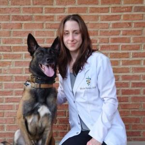 Dr. Nicole Ramos, at her practice of in home pet euthanasia in Knoxville, TN and surrounding areas