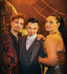 Jack Duarte, Ronald Duarte and Estefania Villareal Rebelde Cast Reunites for Me The Machine and Akira Yamaoka Lightyears Music Video