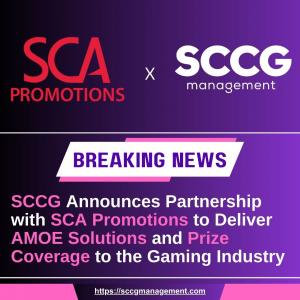 SCCG Announces Partnership with SCA Promotions