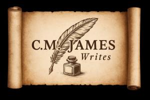 C.M. James Writes Logo