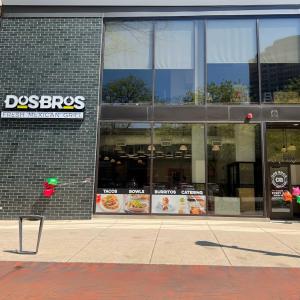 Dosbros Evanston Mexican Grill located in Downtown Evanston with Large Portions and Easy Parking