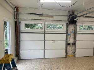Ready To Roll technician installing a LiftMaster smart opener with MyQ in the Woodcroft neighborhood of Durham NC.