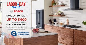 Appliances Connection 2019 Labor Day Sale: Bosch Kitchen