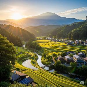 Guiding sustainable landscapes: AI models demonstrate the Satoyama Initiative in climate action.