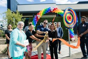 Co-Founder and Co-CEO Douglas Eisner Cuts Ribbon at Elysian at Rainbow Official Ribbon Cutting