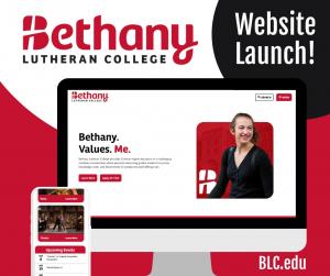 The BLU Group – Advertising & Marketing Launches New Website for Bethany Lutheran College