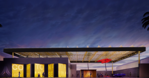 First-look rendering of the Compton Art & History Museum expansion, courtesy of Kevin Sherrod.