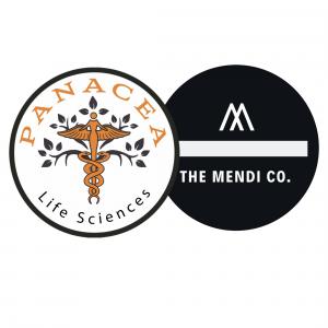 Panacea Life Sciences logo combined with the Mendi logo