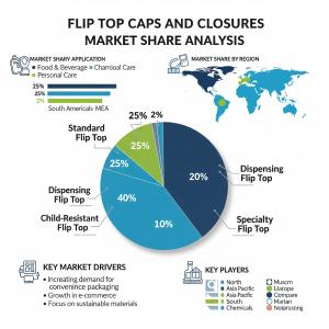 Flip Top Caps and Closures Market Share Analysis