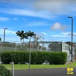ASTA - LED Sports Lights - Dark Sky-Friendly Installation on a Tennis Court
