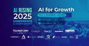 AI Rising 2025 Conference & Workshops Sep 8-9 Columbus, OH with sponsor logos