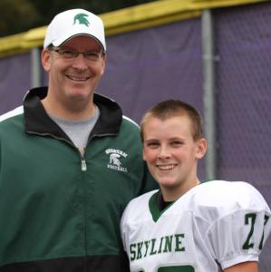 Ed Laine with Rowan