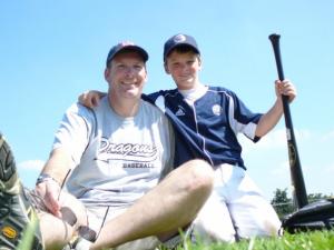 Ed Laine with Tanner