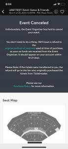 LN cancels concert without permission