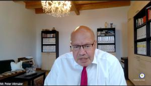 Peter Altmaier, former German Minister for Economic Affairs and Energy, and former Head of the Chancellery under Chancellor Angela Merkel, speaking at the NCRI-US conference on snapback of UN sanctions on Iran, August 28, 2025