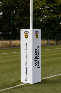 Picture of the Wilson Partners sponsored post protectors at MRFC