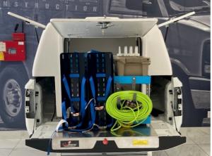 Service Pod-rear view of upfit compact truck with equipment by Real Fleet Solutions