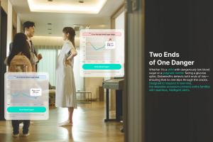 Real-time high/low glucose detection. From child hypoglycemia to maternal hyperglycemia, DiabetesPro 2.0 detects and alerts for both risks in real time. | Image by Daesang Wellife