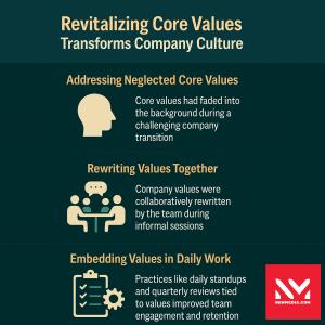 Revitalizing Core Values: The Multi-Stage Framework That Transformed Team Culture at NEWMEDIA.COM