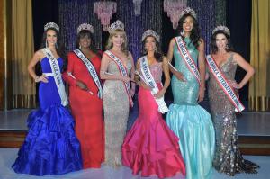 Ms. America 2018 Brittney Wagner, Ms. International 2019 Adri Maisonet Morales, Ms. America Elite 2019  Sierra Scott, Ms. America 2019 Joanna Hairabedian, Ms. America International 2019  LaTresa Doleman, and Ms. America International 2018 Kimberly Jones.