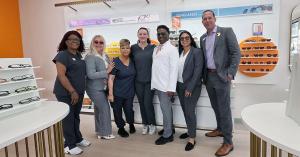 Stanton Optical Port St. Lucie Staff Celebrating Grand Opening Ceremony