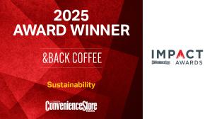 &BACK COFFEE’s Convenience Store News Canada 2025 Impact Award for Sustainability.