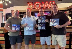 2nd place winners of the bowling competition