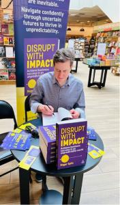 Roger Spitz Book Signing of Disrupt With Impact at Barnes & Noble (Los Angeles)