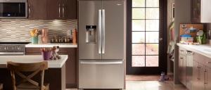 2019 Labor Day Sale: Whirlpool Kitchen Package with a Range, OTR Microwave, French Door Refrigerator, and Dishwasher in Stainless