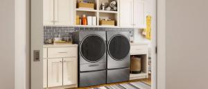 2019 Labor Day Sale: Whirlpool Laundry Pair with Pedestals in Grey