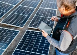 solar panels and roof damage