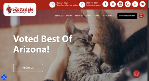 The Scottsdale Veterinary Clinic Launches New Website to Expand Pet Owner Resources and Support