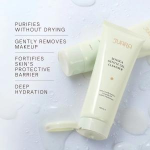The Sensica Gentle Gel Cleanser is able to purify and fortify the skin barrier, while simultaneously hydrating and cleansing.