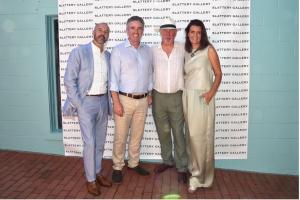 Damien Roman, John Slattery, Gerard Byrne, Agata Byrne (Photo Credit: PMC / Patrick McMullan)