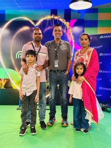 Dishant Bhojwani - Global Chief Operating Officer, IntouchCX at CSR Event in Hyderabad