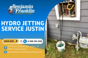hydro jetting service in Justin