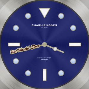 An image of the "Not Wastin' Time" artwork by Charlie Kogen