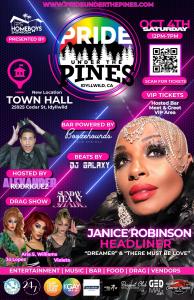 Pride Under the Pines 2025 jam-packed event’s agenda, is a full day of out-and-proud LGBTQ+ pride festival entertainment with family-friendly activities including live music, food, fun, and live acts!