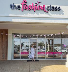The Fashion Class Virginia Beach Owner standing in front of the new franchise location