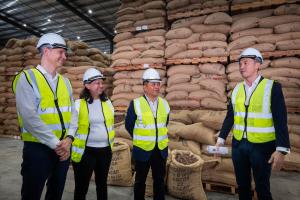 Spanning over 600,000 square feet, the warehouse has a capacity of nearly 40,000 MT of cocoa beans and is built to support an integrated supply chain, designed for operational efficiency and responsiveness.