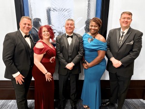 Ambs Call Center Team Celebrating ATSI 2025 Win