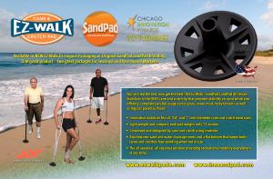 Trailblazing Mobility Product - EZ-Walk Cane & Crutch Pad