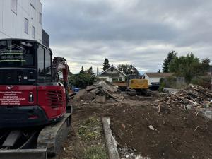 concrete removal and commercial property demolition with franky's excavation