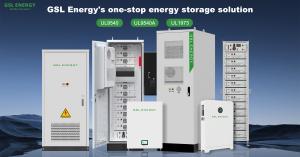 GSL ENERGY High-Voltage Energy Storage System Receives UL 9540/UL 1973 Certification, Boosting North American Market Expansion