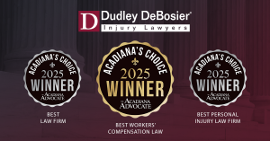 Dudley DeBosier Injury Lawyers honored with three Acadiana's Choice awards