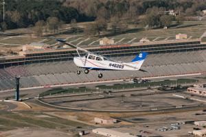 Speedway Flight Training Plane over Georgia
