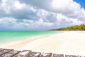 Empty Cozumel beach during summer