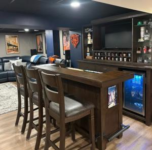 Matrix Basement Finishing Bar Setup